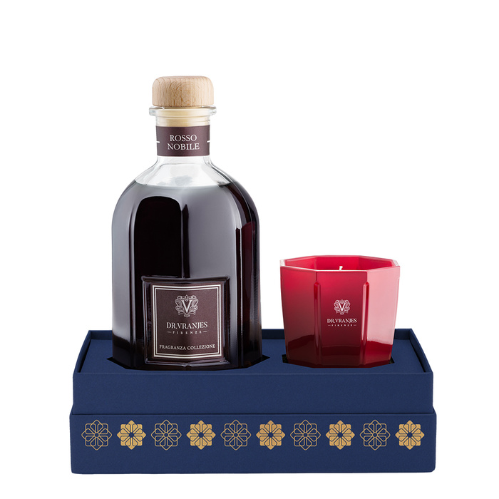 GIFT BOX ROSSO NOBILE DIFFUSER + CANDLE